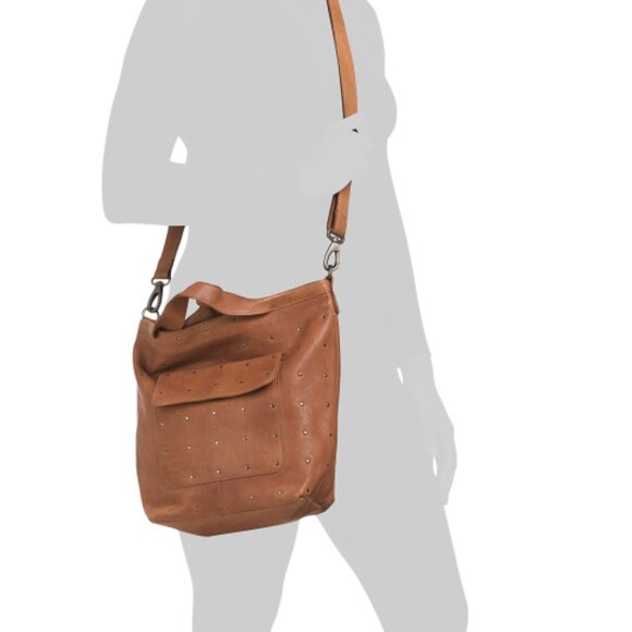 Latico Leather Cognac Jagger Crossbody NEW - Picture 4 of 6